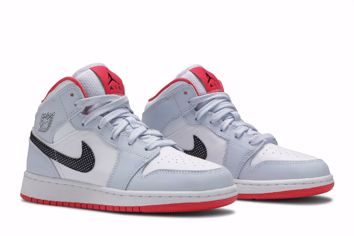 Air Jordan 1 Mid GS Half Blue, view 9