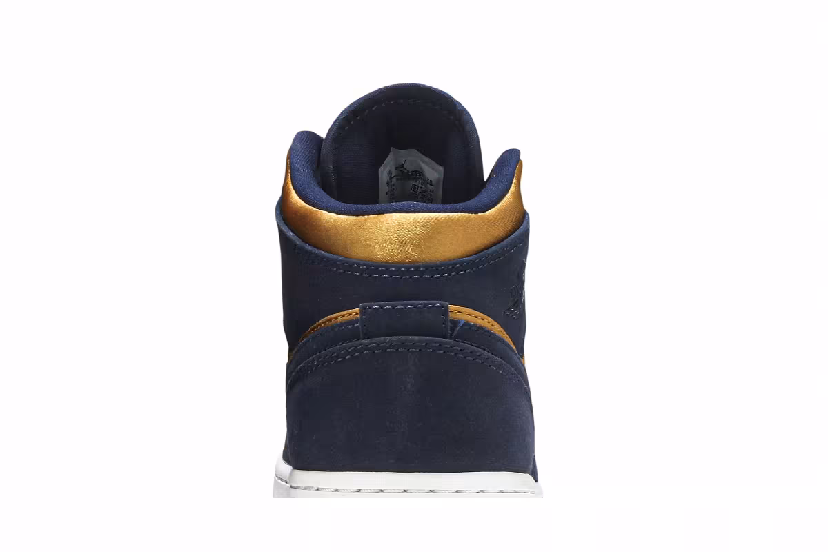 Air Jordan 1 Mid SE GS Obsidian Desert Ochre, view 8
