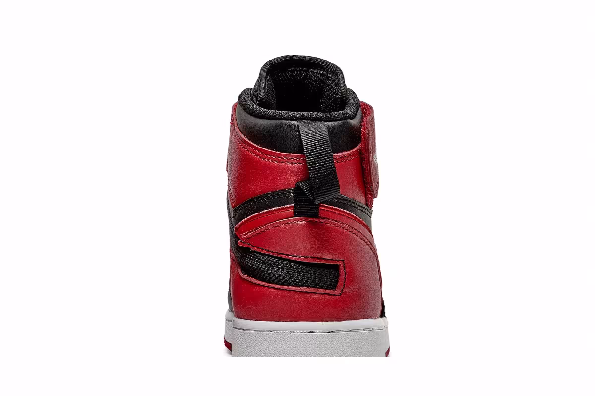 Air Jordan 1 High FlyEase GS Black Gym Red, view 8