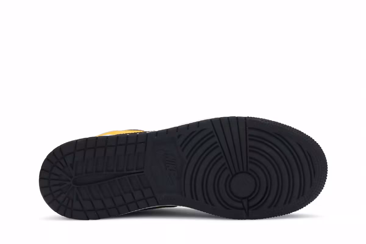 Air Jordan 1 Mid GS University Gold, view 5
