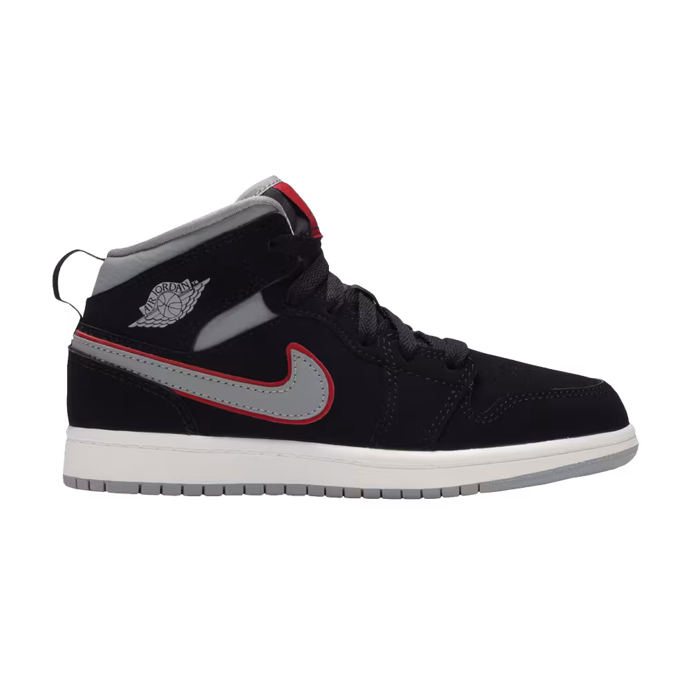 Air Jordan 1 Mid PS Black Particle Grey
