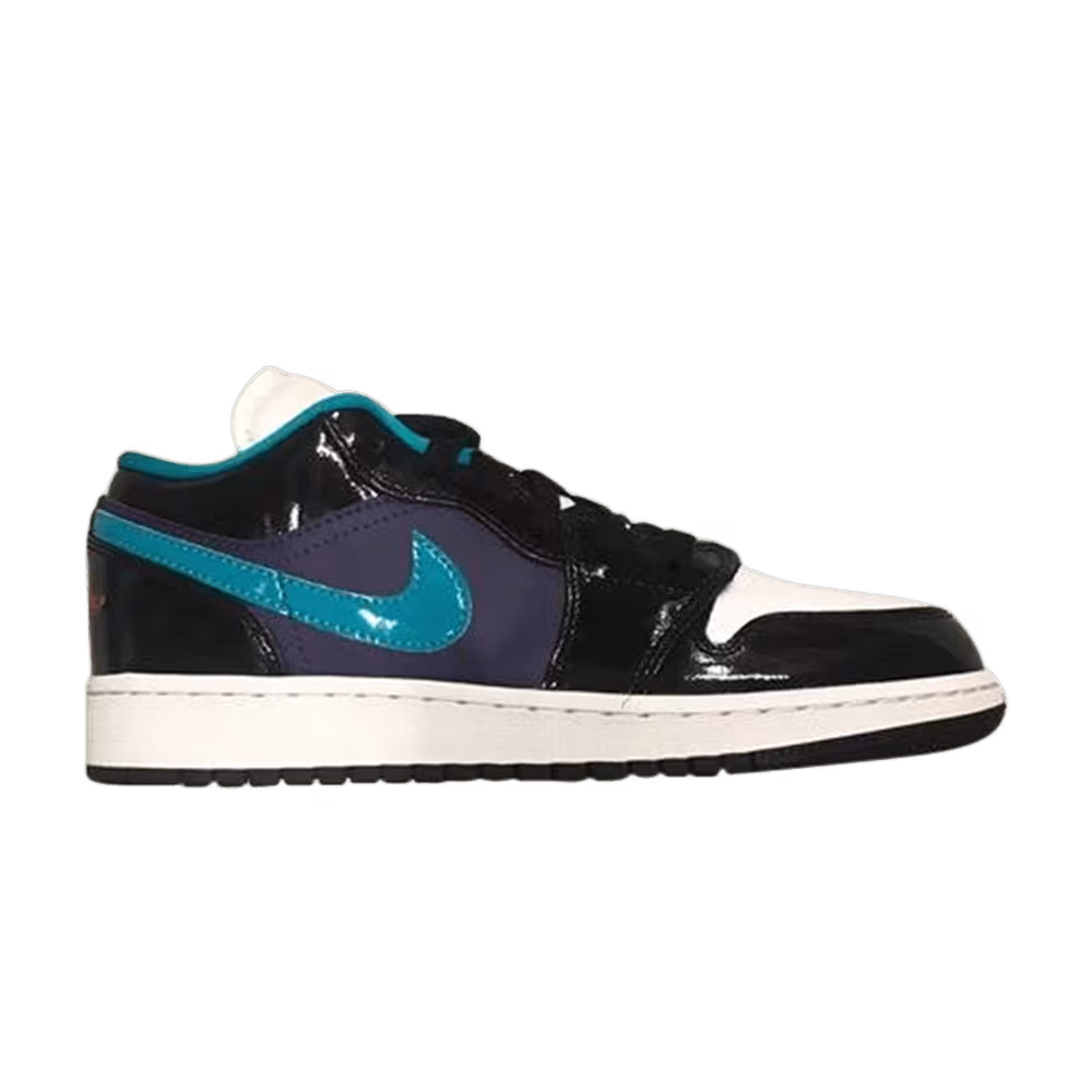 Air Jordan 1 Low GS Black Turbo Green