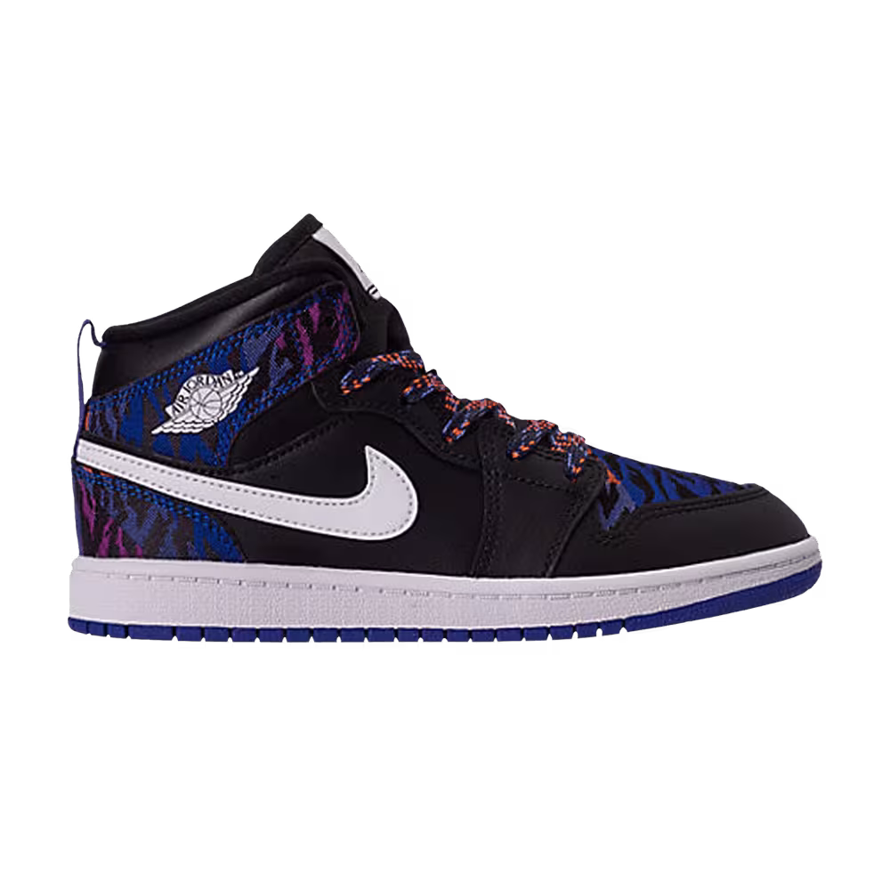 Air Jordan 1 Mid SE PS Tiger Stripe