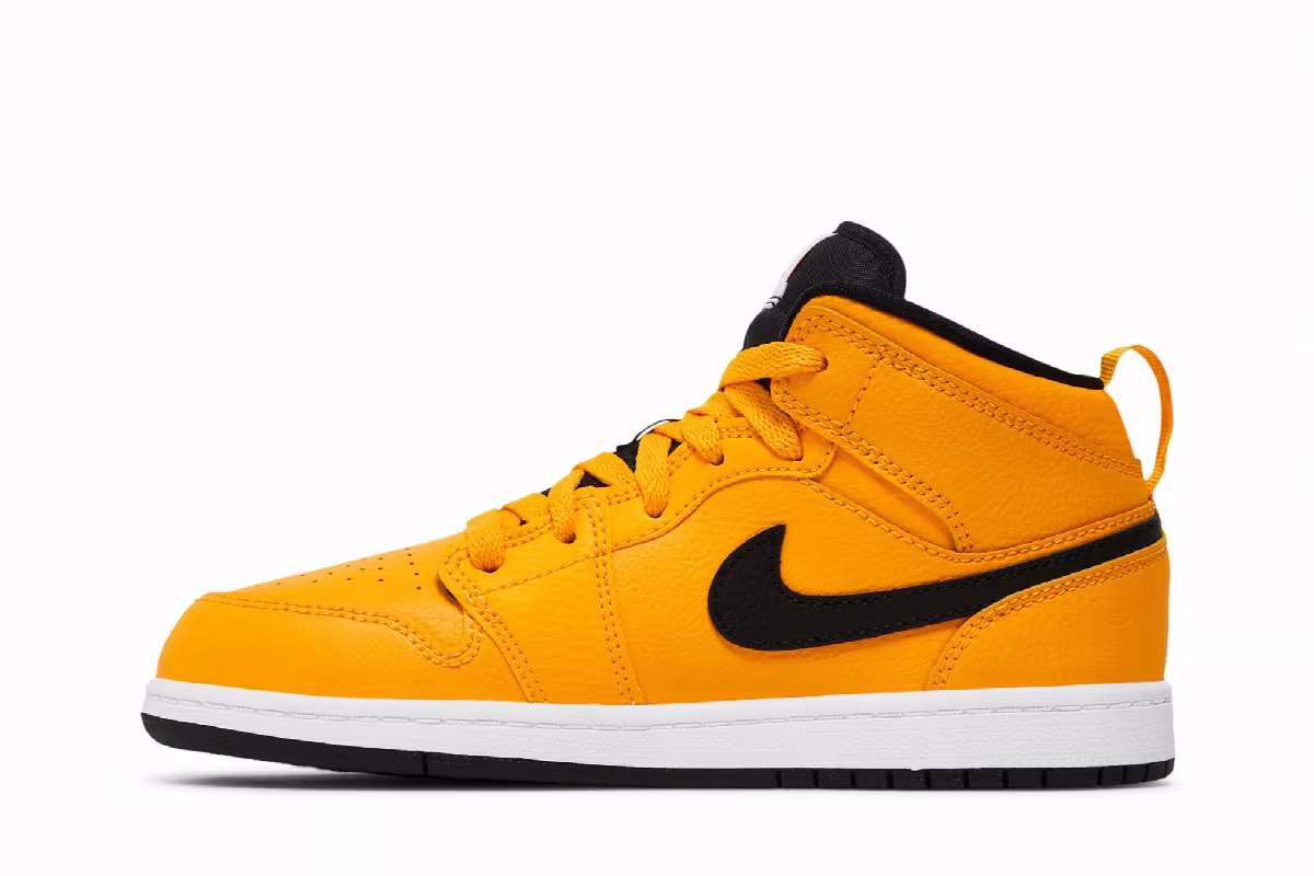 Air Jordan 1 Mid PS University Gold, view 4