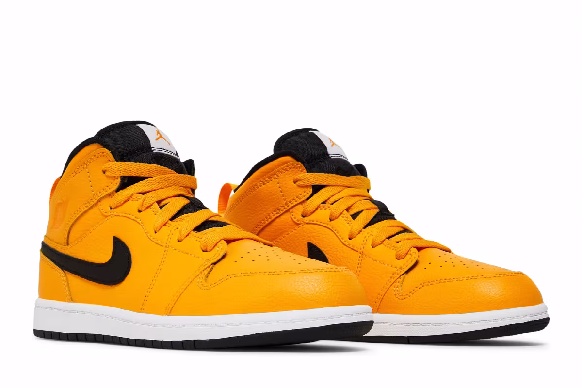 Air Jordan 1 Mid PS University Gold, view 9