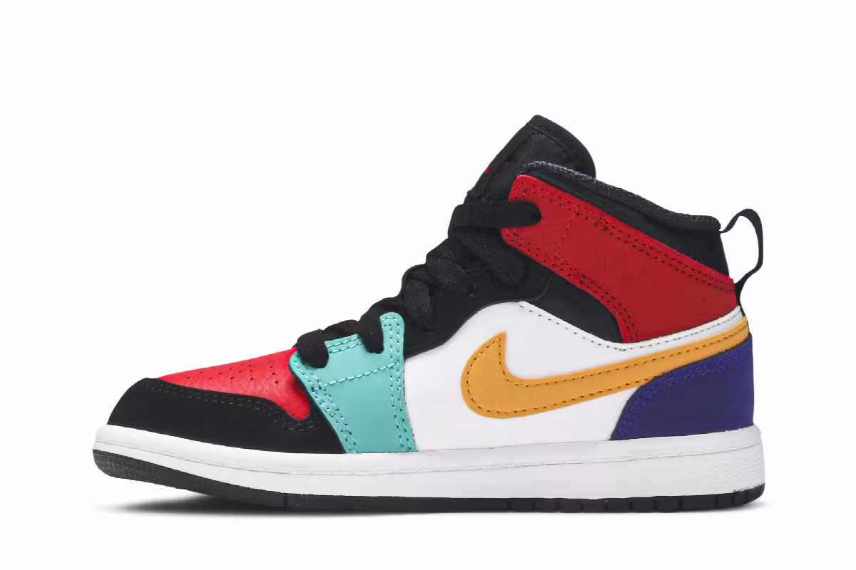 Air Jordan 1 Mid PS Multi-Color, view 4