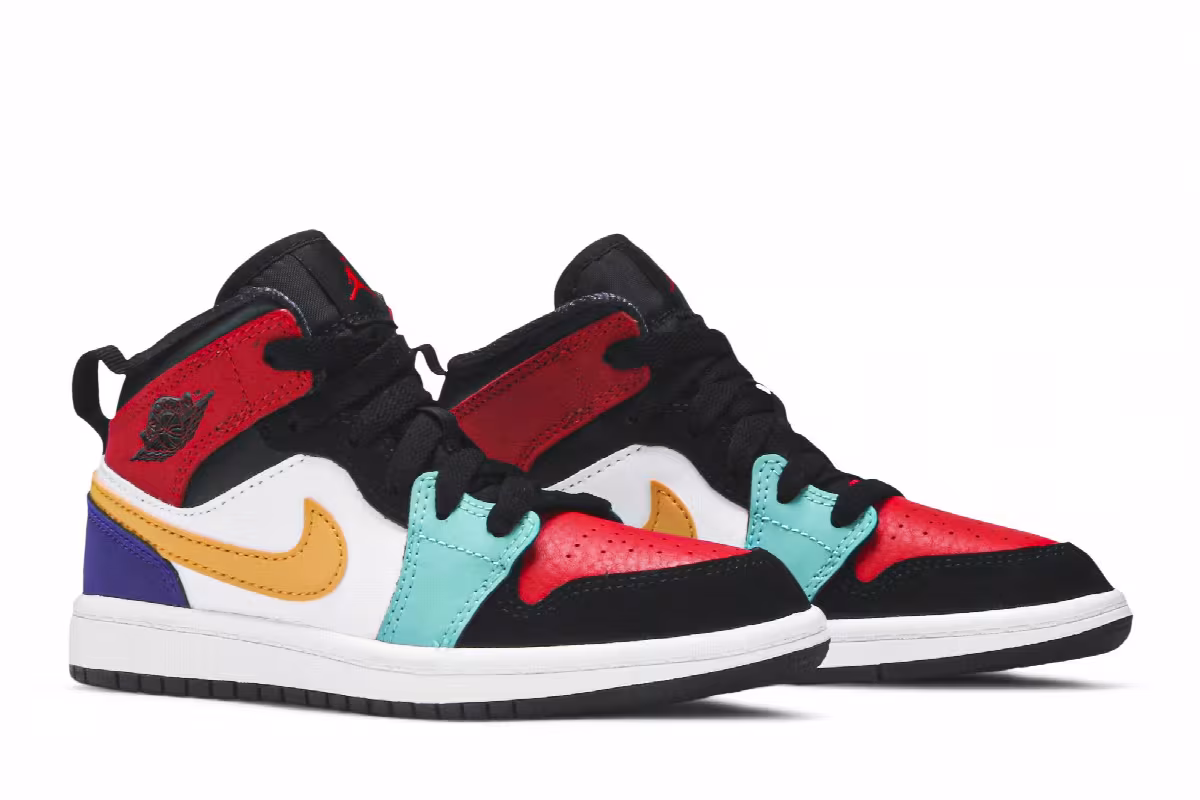 Air Jordan 1 Mid PS Multi-Color, view 9