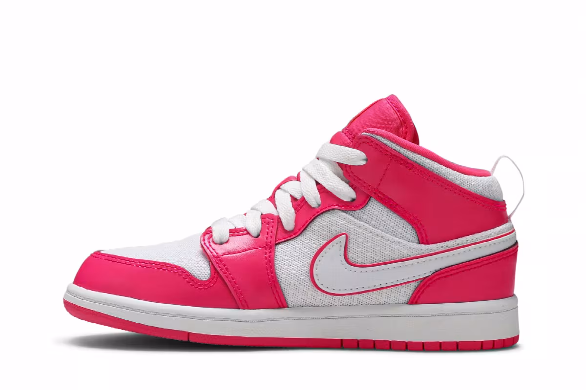 Air Jordan 1 Mid PS Hyper Pink, view 4