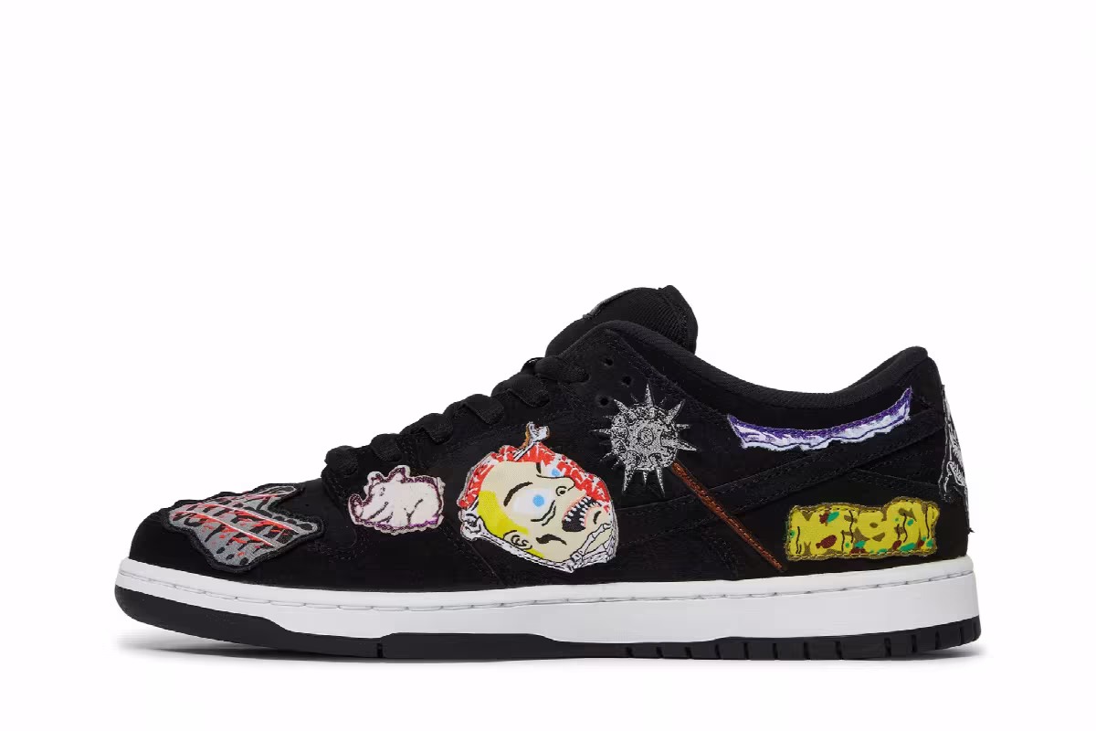 Neckface x Nike Dunk Low Pro SB, view 4