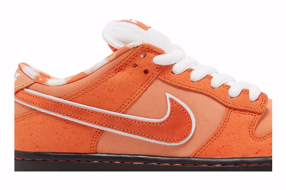 Concepts x Nike Dunk Low SB Orange Lobster, view 3