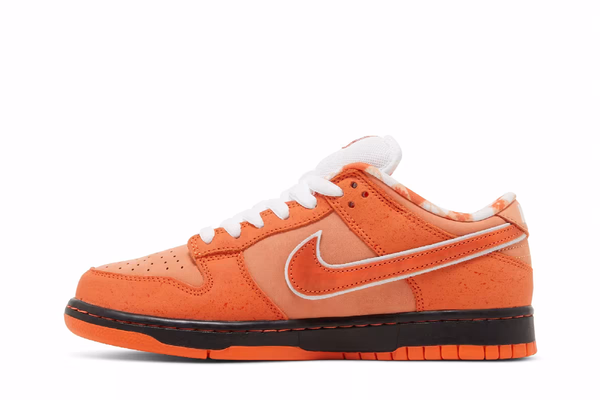 Concepts x Nike Dunk Low SB Orange Lobster, view 4