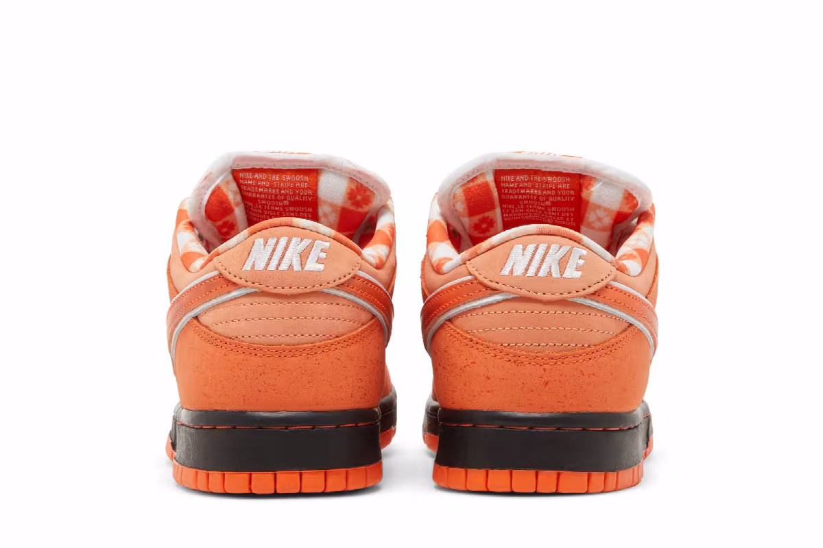 Concepts x Nike Dunk Low SB Orange Lobster, view 7