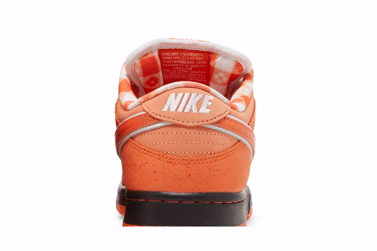 Concepts x Nike Dunk Low SB Orange Lobster, view 8