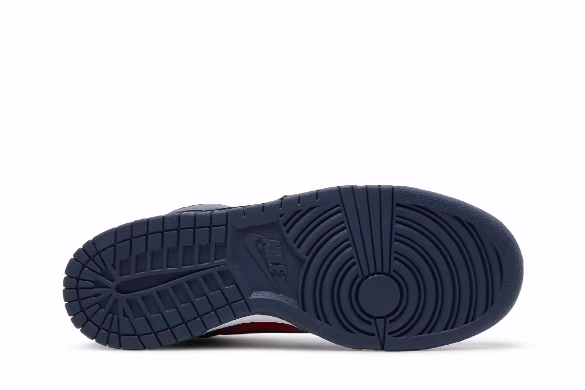 Supreme x Nike Dunk High SB By Any Means - Red Navy, view 5
