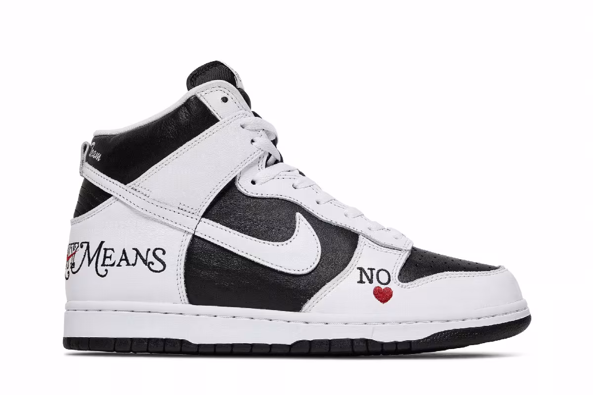 Supreme x Nike Dunk High SB By Any Means - Stormtrooper, view 2