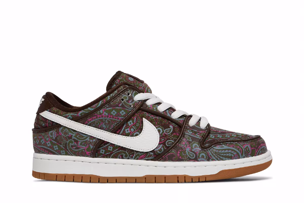 Nike Dunk Low Pro Premium SB Paisley, view 2