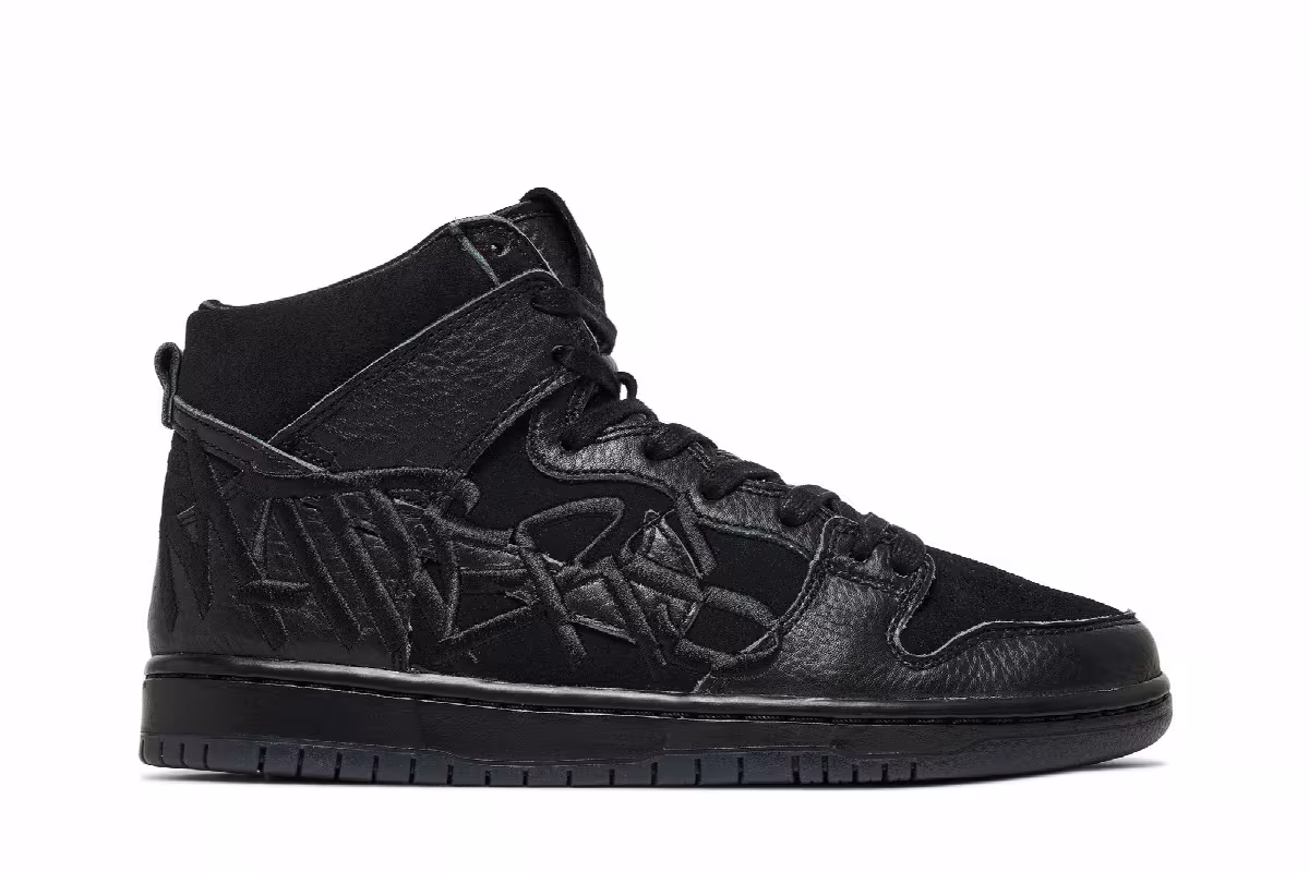 FAUST x Nike Dunk High SB The Devil is in The Details, view 2
