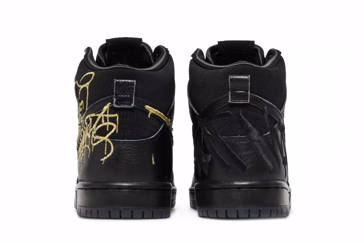 FAUST x Nike Dunk High SB The Devil is in The Details, view 7
