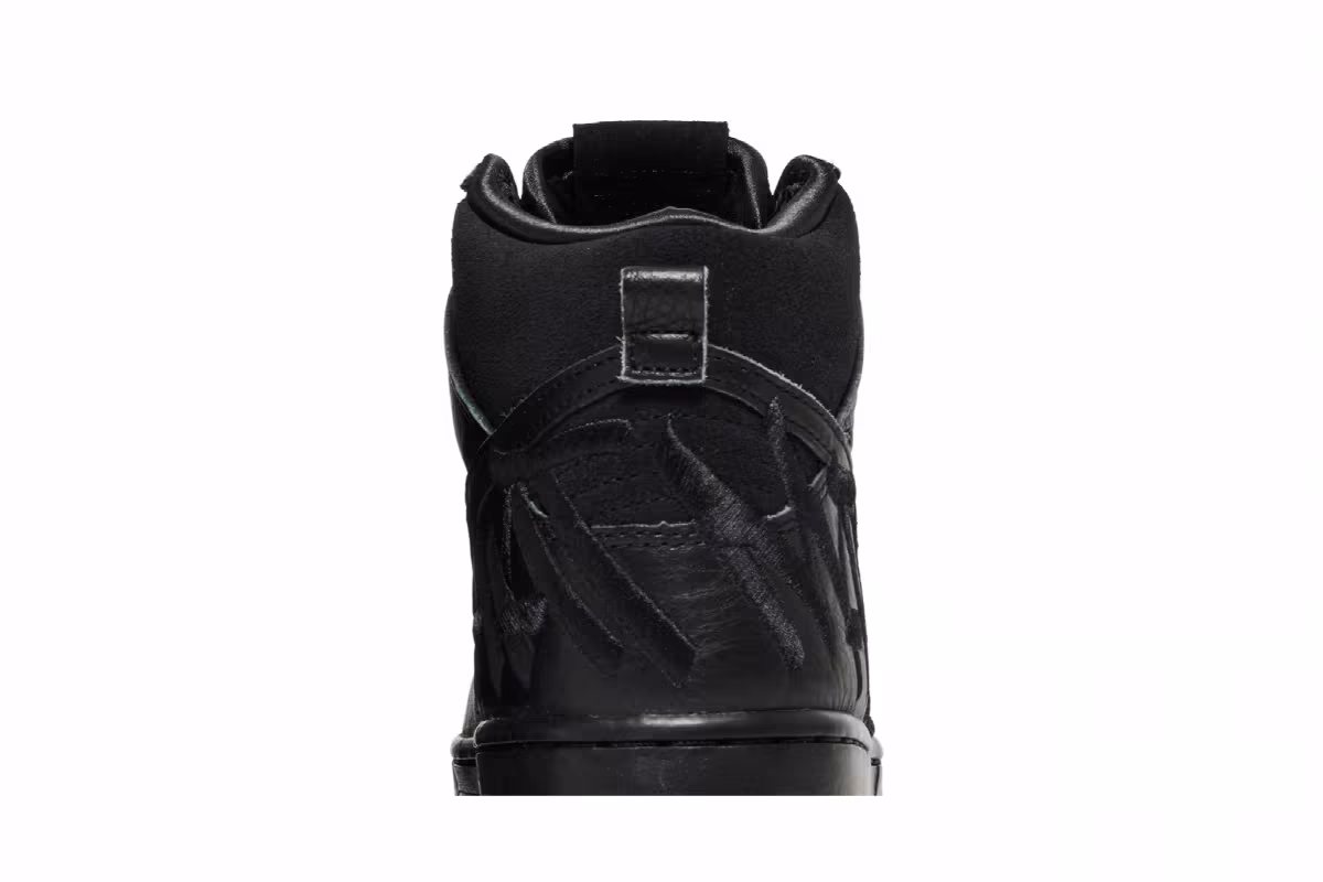FAUST x Nike Dunk High SB The Devil is in The Details, view 8
