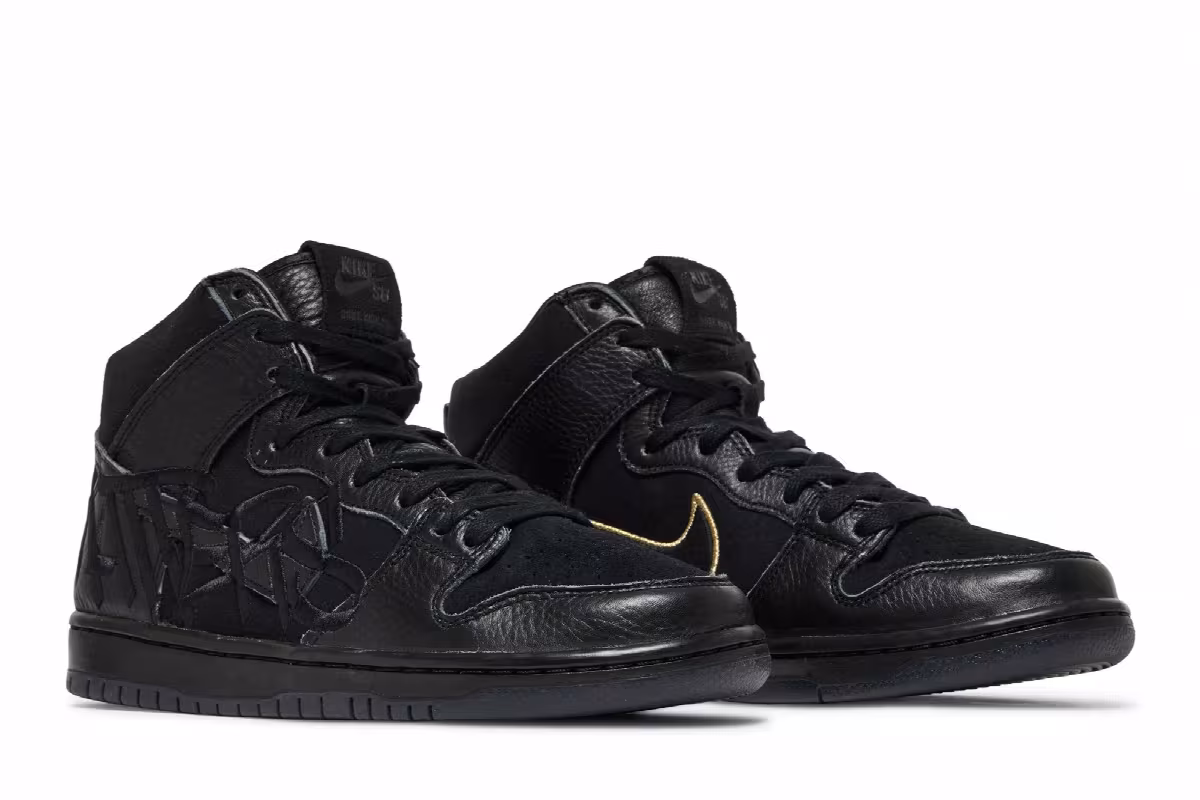 FAUST x Nike Dunk High SB The Devil is in The Details, view 9