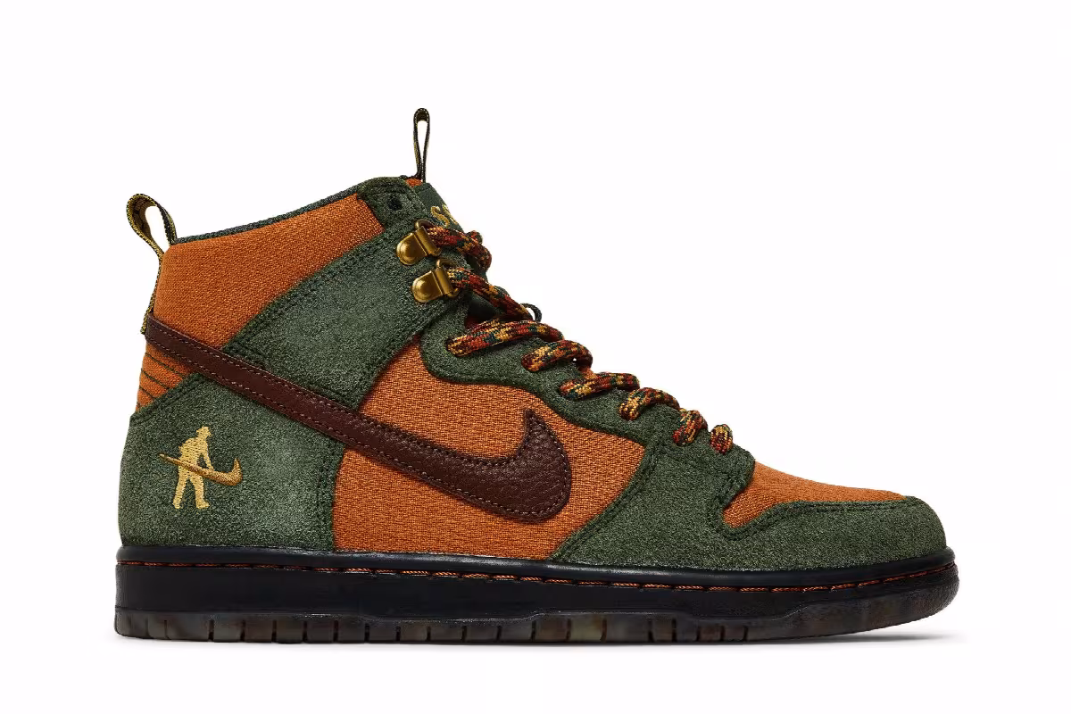 Pass~Port x Nike Dunk High SB Workboot, view 2