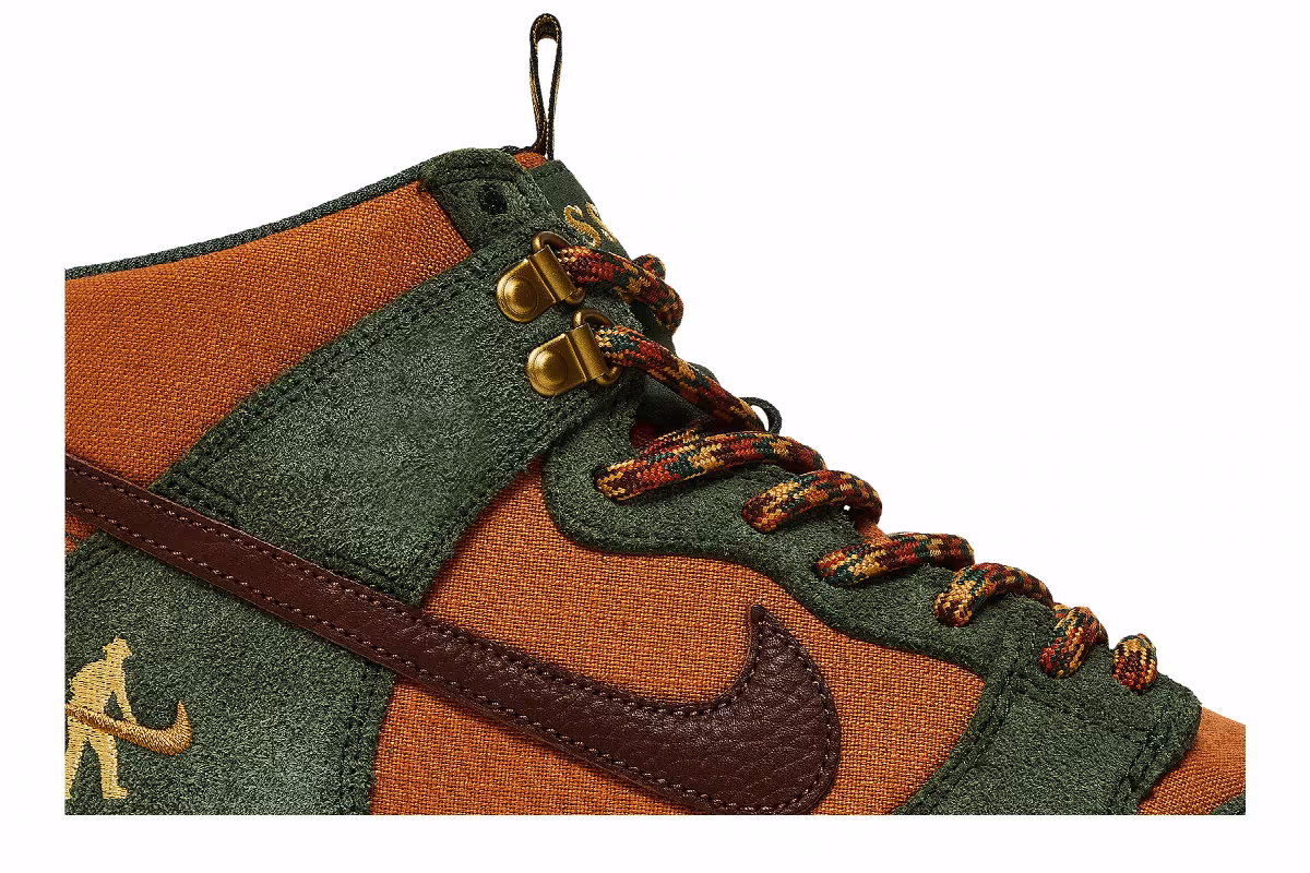 Pass~Port x Nike Dunk High SB Workboot, view 3