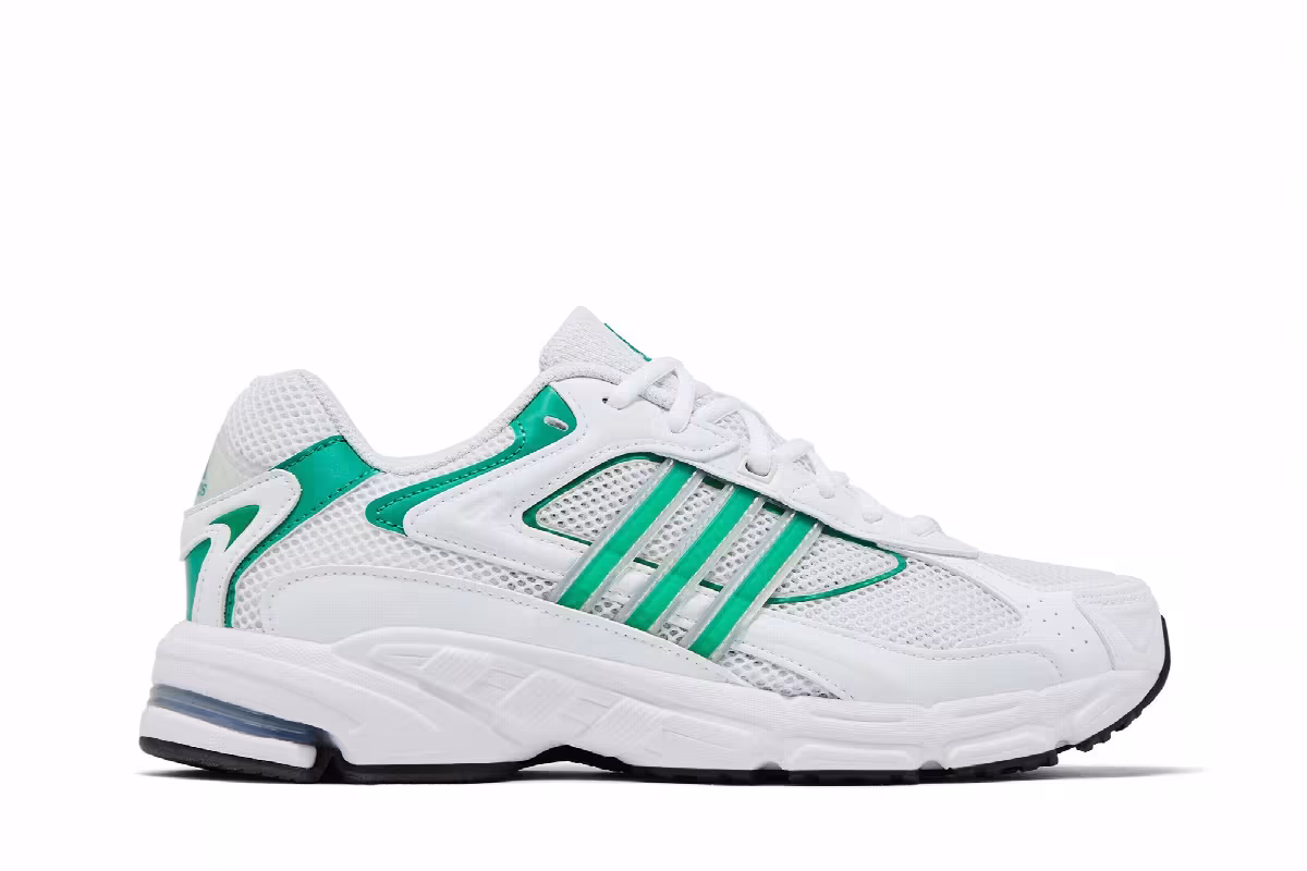 adidas Women's Response CL White Semi Court Green, view 2