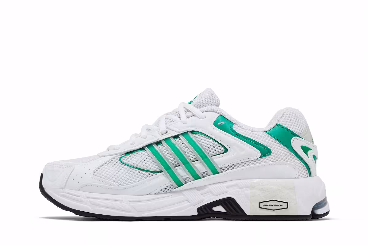 adidas Women's Response CL White Semi Court Green, view 4