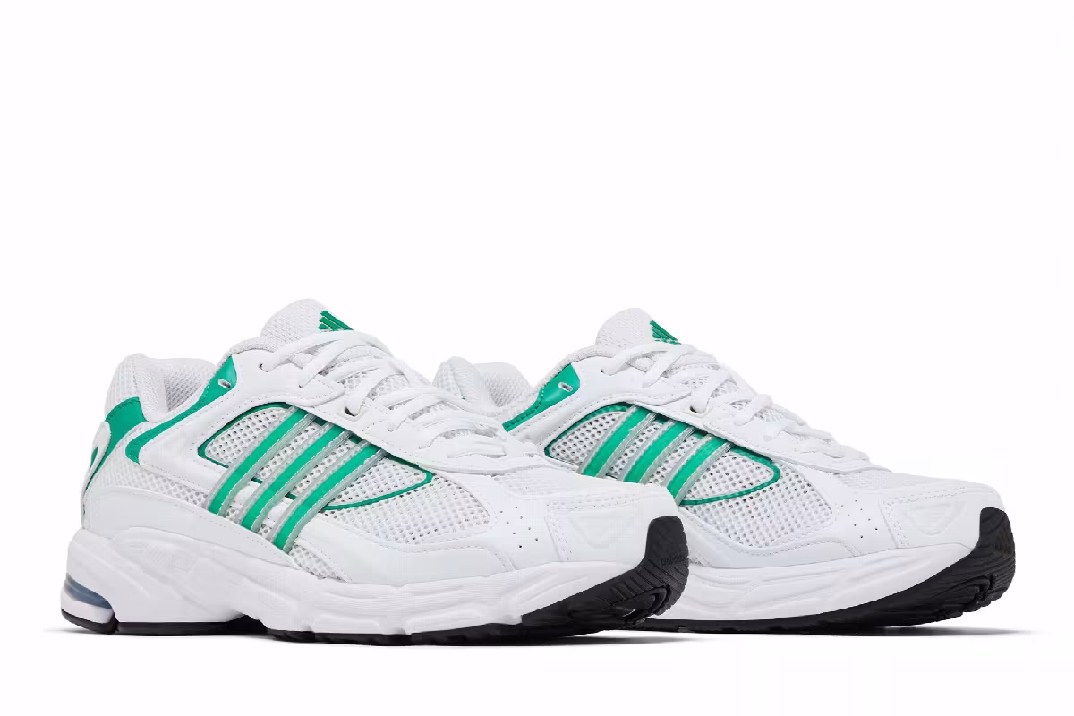 adidas Women's Response CL White Semi Court Green, view 9
