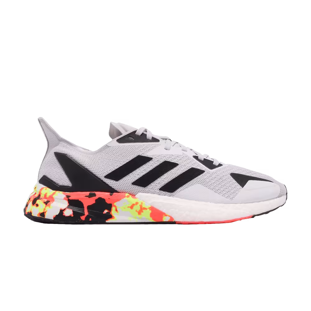 Adidas X9000L3 White Black Orange Volt