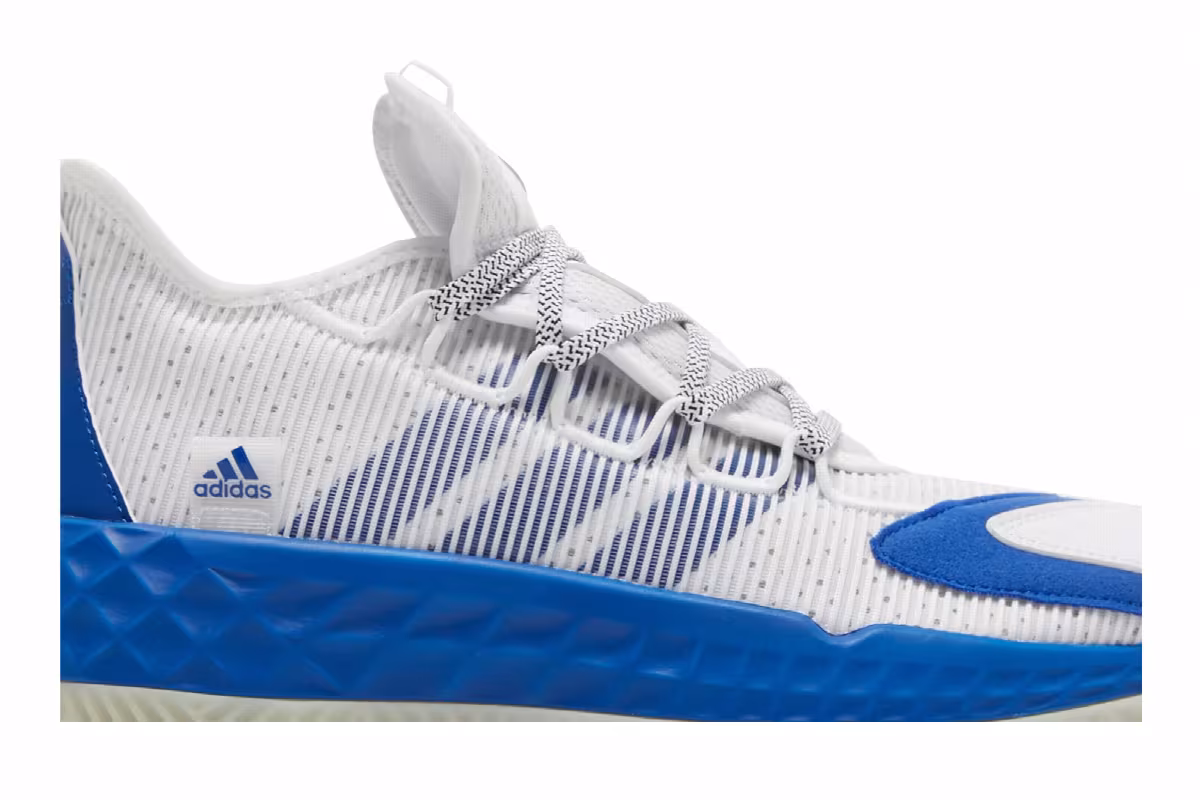 Adidas Pro Boost Low White Royal Blue, view 3