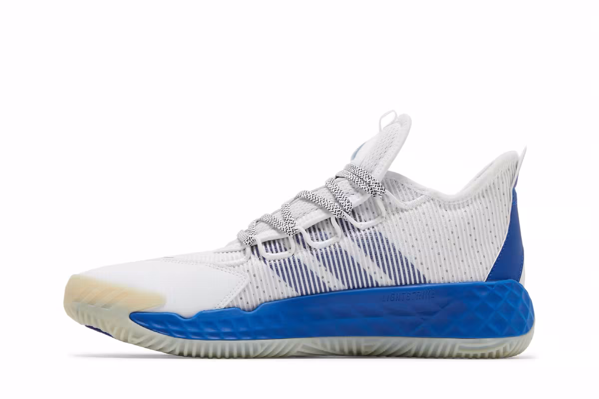 Adidas Pro Boost Low White Royal Blue, view 4