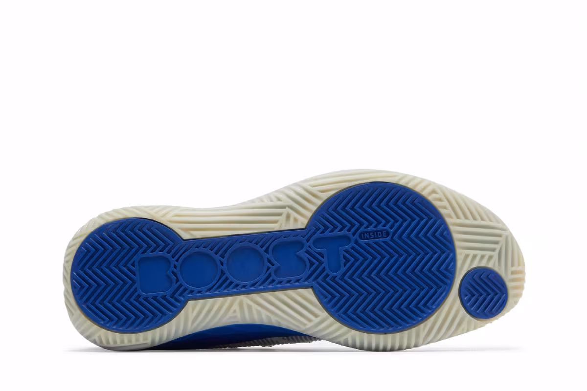 Adidas Pro Boost Low White Royal Blue, view 5