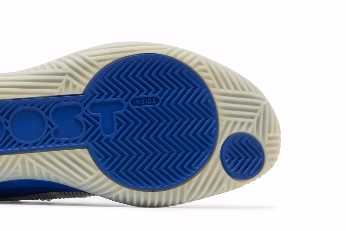 Adidas Pro Boost Low White Royal Blue, view 6