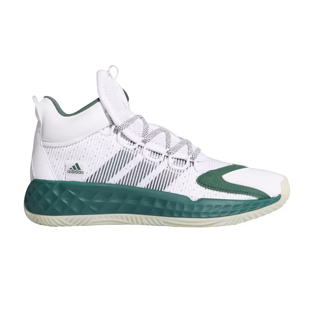 Adidas Pro Boost Mid White Team Dark Green