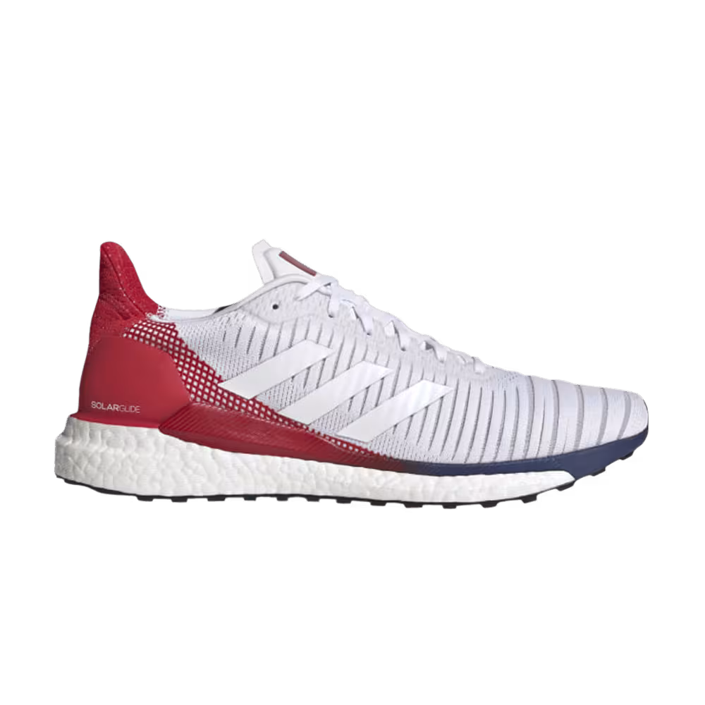 Adidas Solar Glide 19 White Scarlet