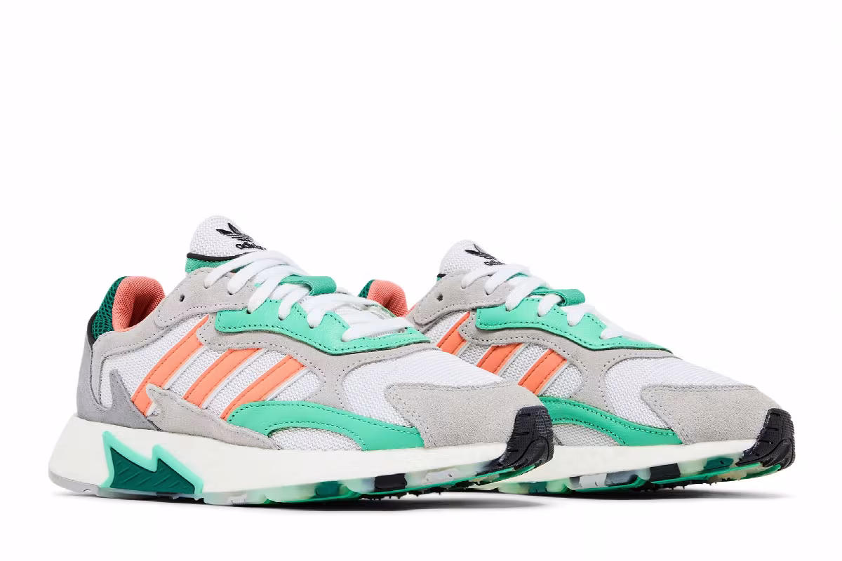 Adidas Tresc Run J White Bliss Coral, view 9