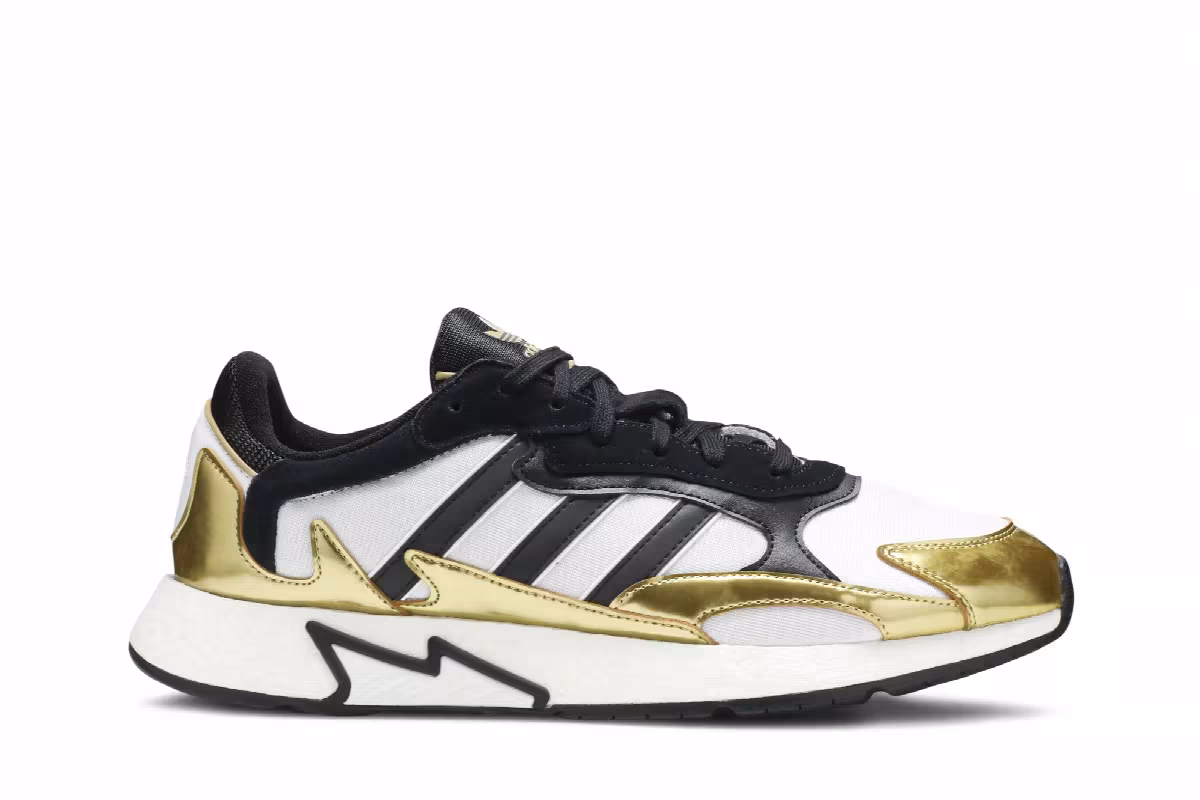 Adidas Tresc Run Black Metallic Gold, view 2