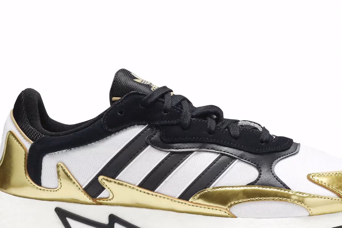 Adidas Tresc Run Black Metallic Gold, view 3