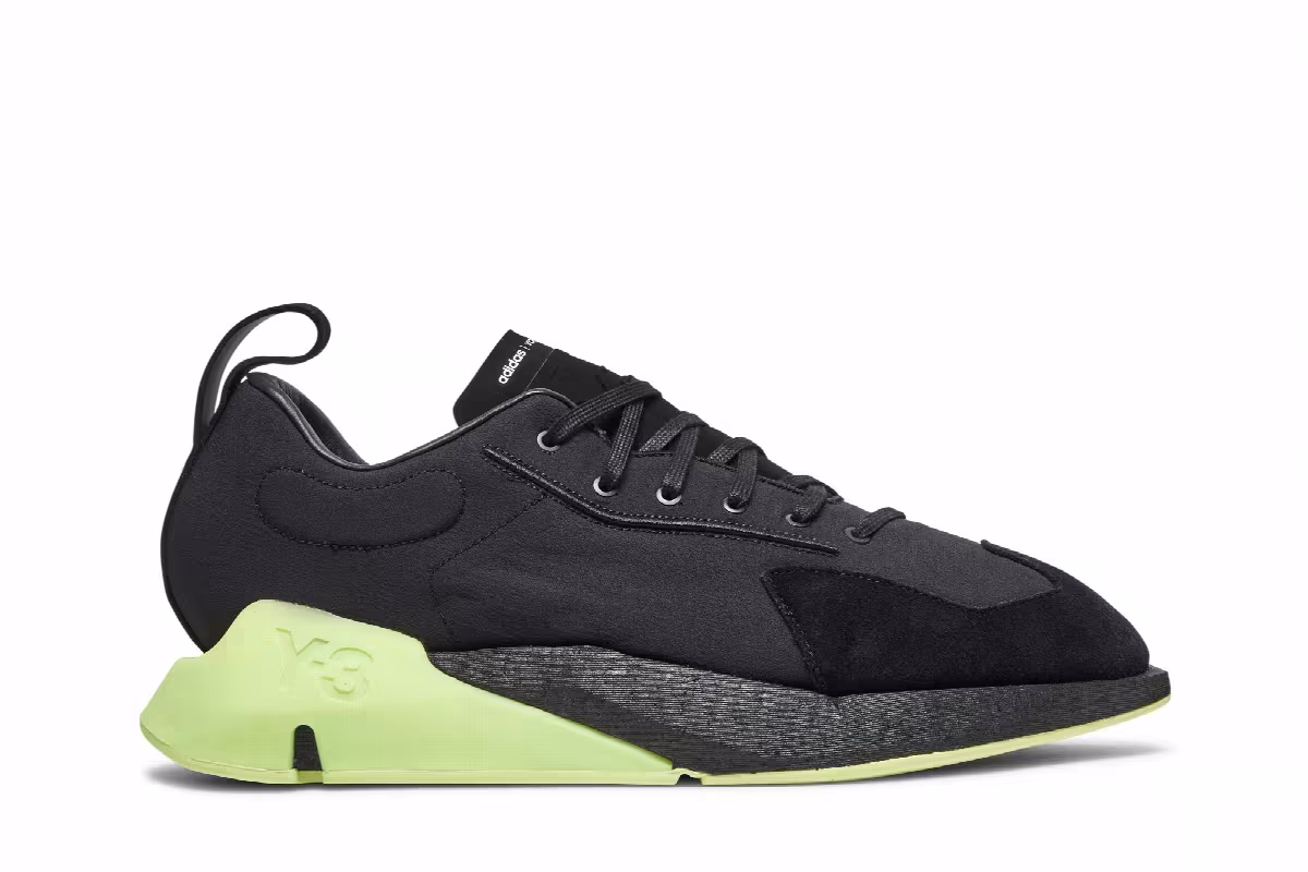Adidas Y-3 Orisan Black Frozen Yellow, view 2