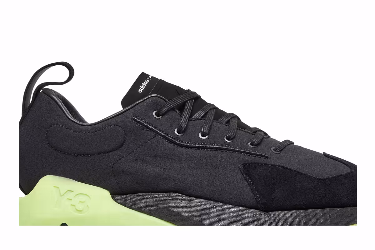 Adidas Y-3 Orisan Black Frozen Yellow, view 3