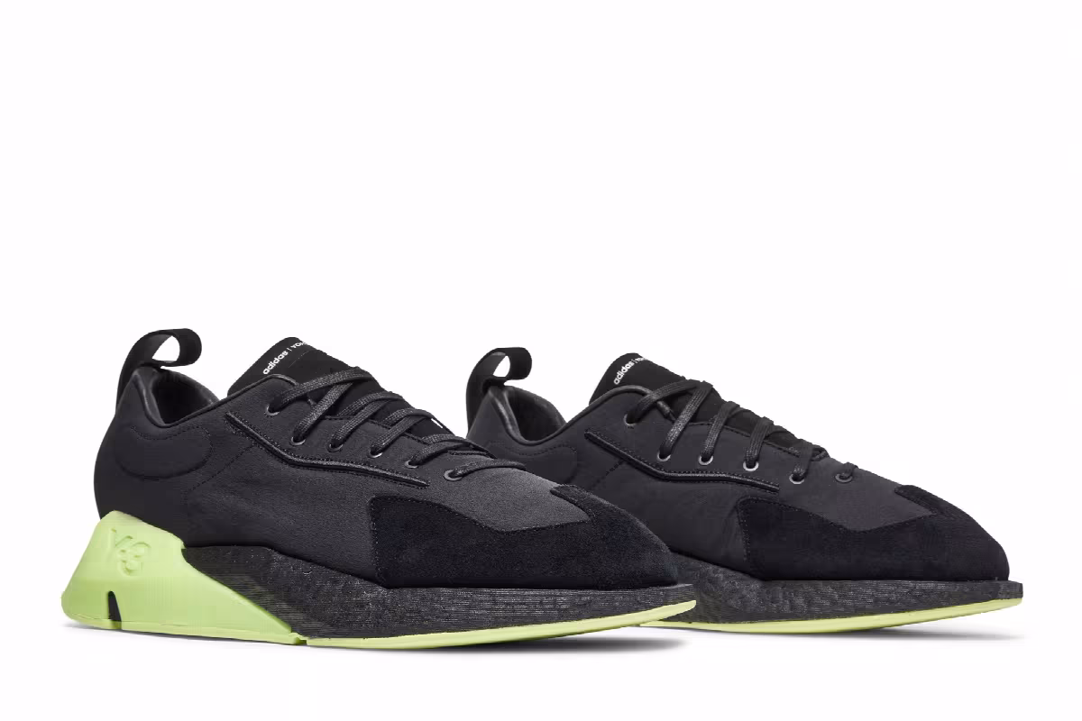 Adidas Y-3 Orisan Black Frozen Yellow, view 9