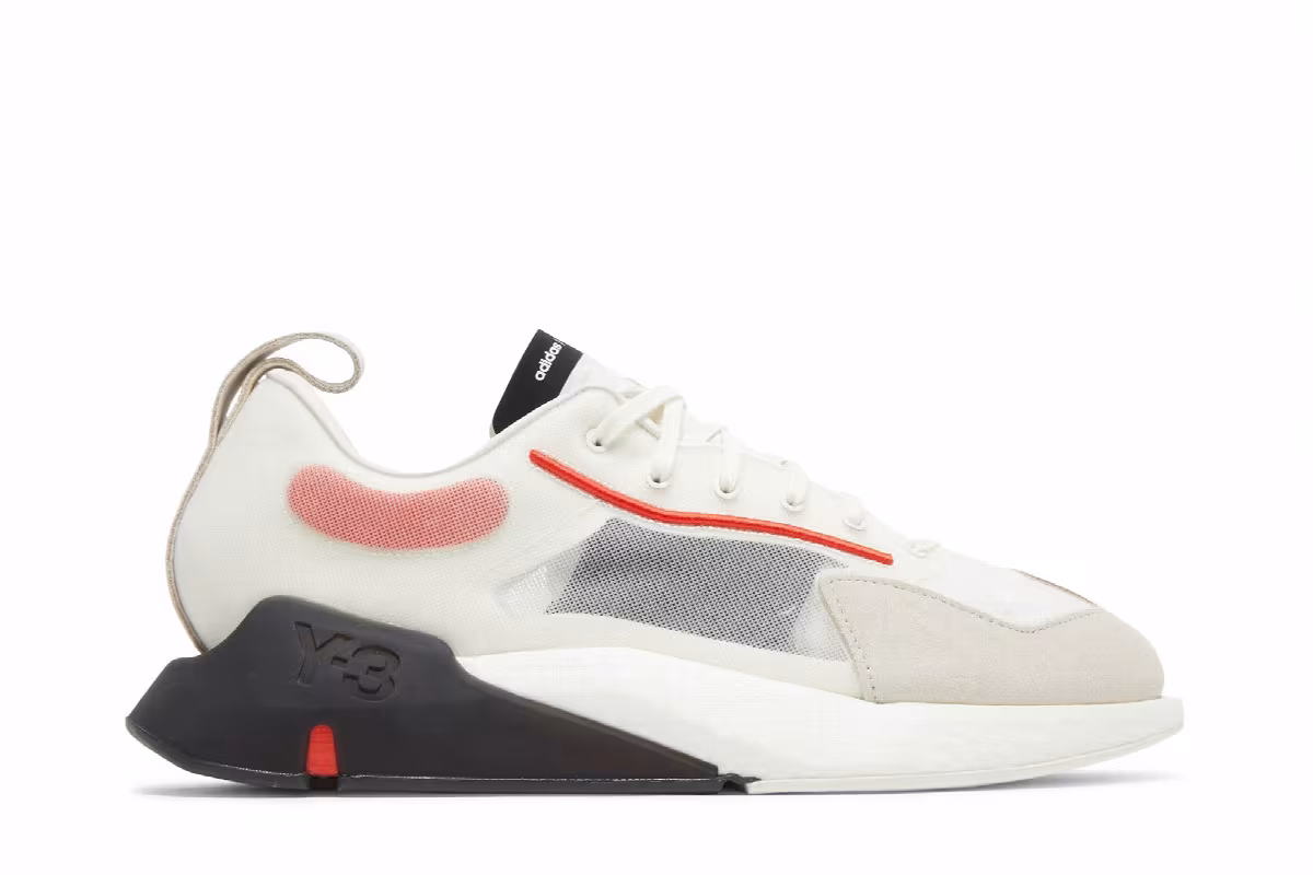 adidas Y-3 Orisan White Bold Orange, view 2