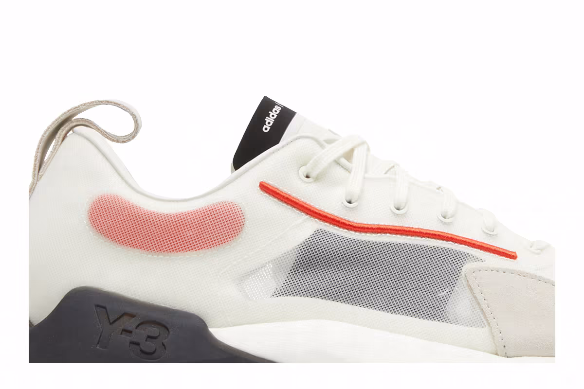 adidas Y-3 Orisan White Bold Orange, view 3