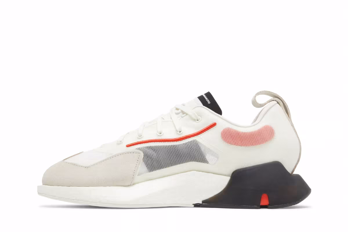adidas Y-3 Orisan White Bold Orange, view 4