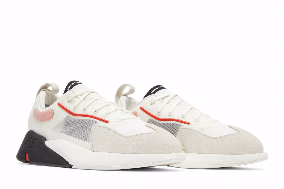 adidas Y-3 Orisan White Bold Orange, view 9