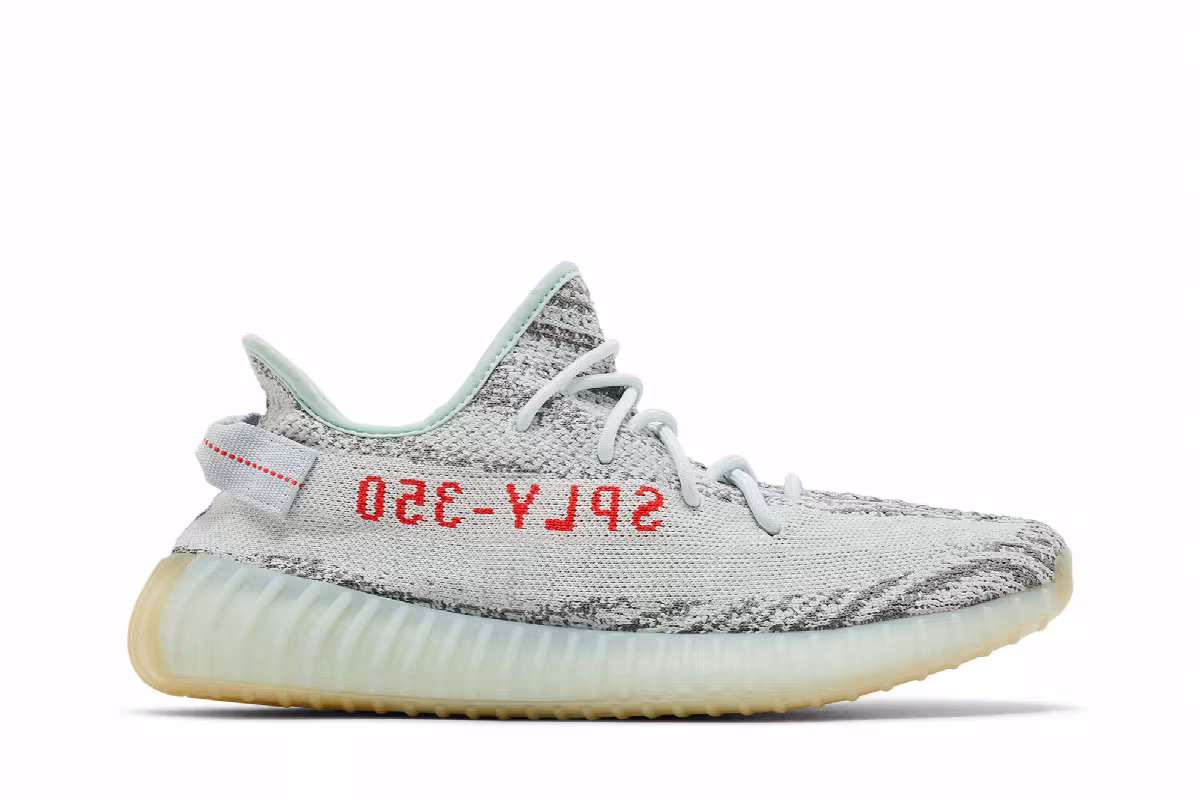 adidas Yeezy Boost 350 V2 Blue Tint 2021, view 2