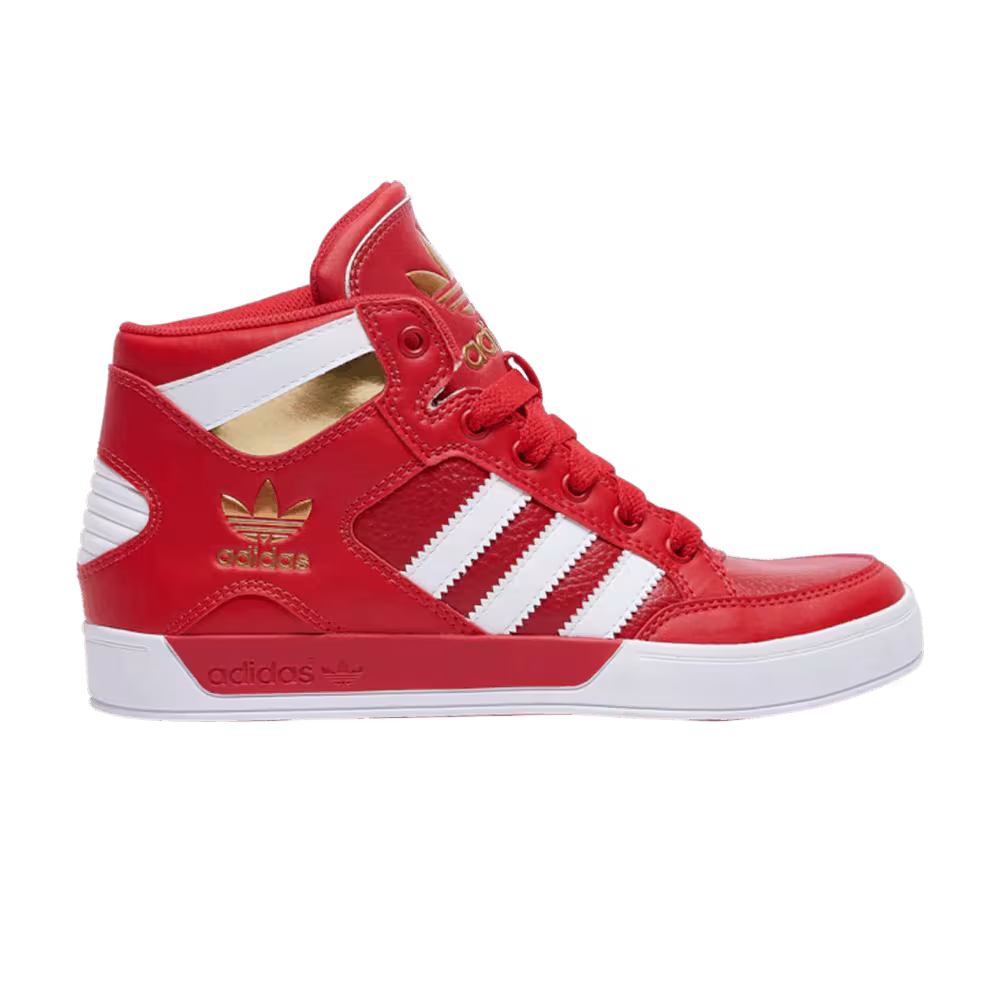 Adidas Hard Court High J Red Gold