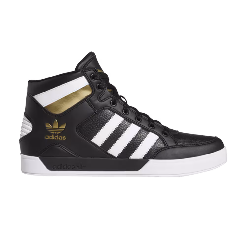 Adidas Hard Court High Black White Gold