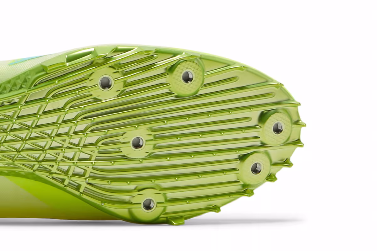 Adidas Adizero Prime Sprint Spikes Solar Yellow Clear Aqua, view 6